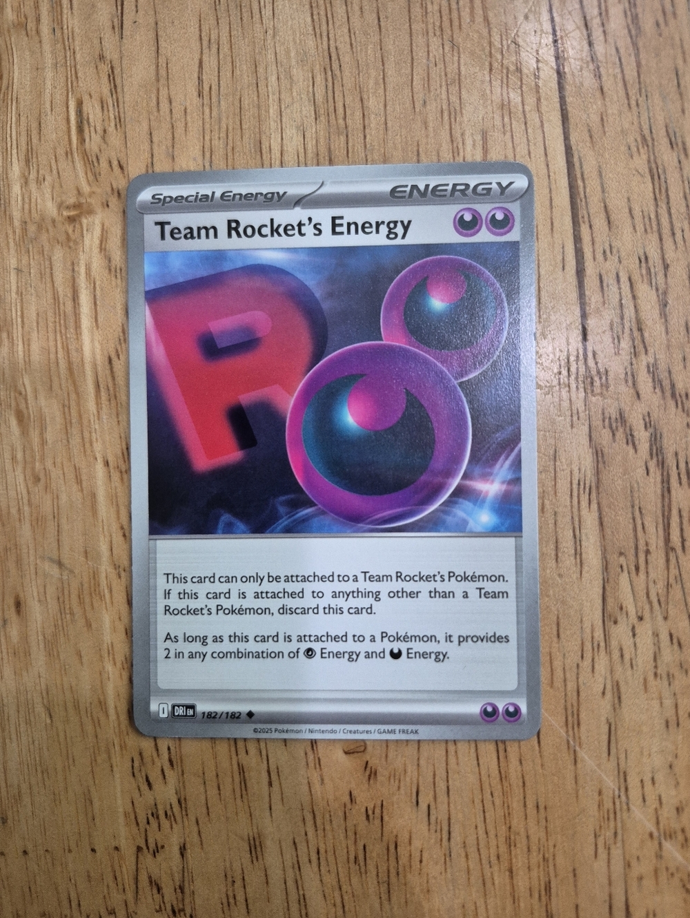 🔥 QTY 1 Pokémon Team Rocket's Special Energy Card